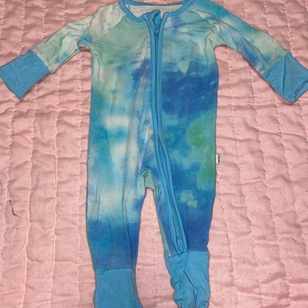 Little Sleepies preemie Tie-Dye  Footie